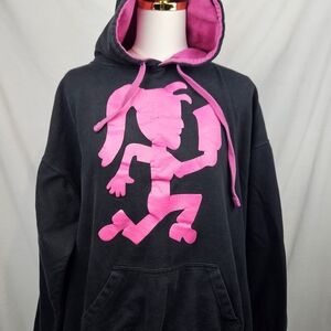 Hatchetgirl Black/Pink Juggalette  Hoodie  Concert